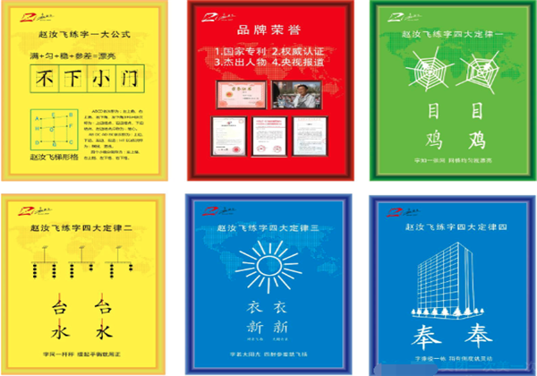 趙汝飛練字